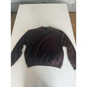 PING Collection V-Neck Sweater Mens Small Burgundy Golf Pullover